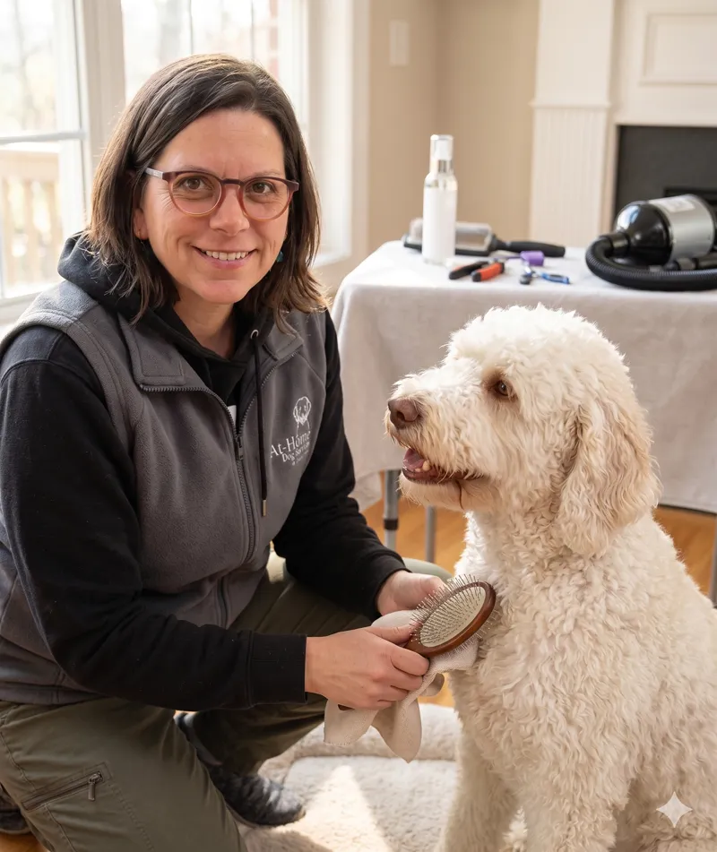 Gentle dog grooming services