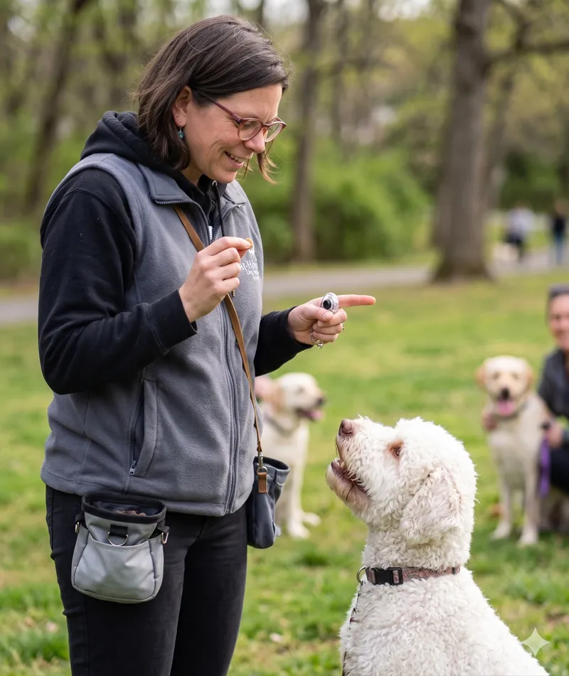 Professional dog training in Deep Creek nature